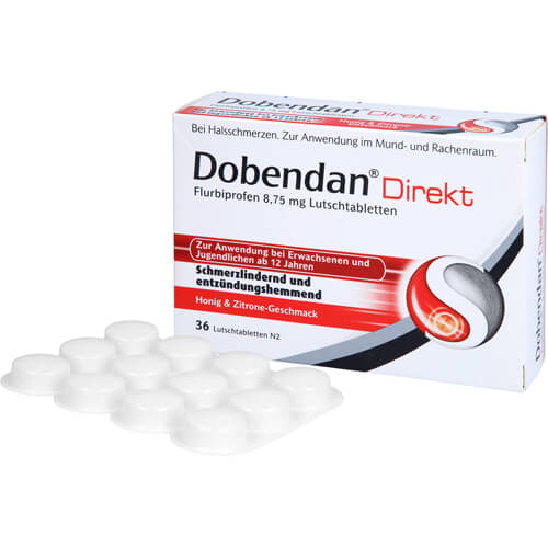 DOBENDAN Direkt Flurbiprofen 8,75 mg Lutschtabl. DOBENDAN Direkt Flurbiprofen 8,75 mg Lutschtabl.