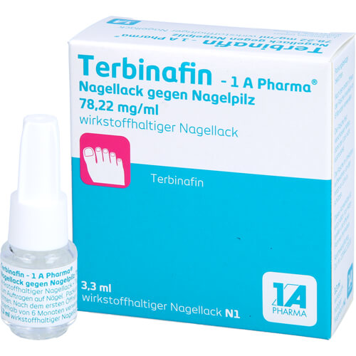 TERBINAFIN-1A Pharma Nagell.g.Nagelpilz 78,22mg/ml TERBINAFIN-1A Pharma Nagell.g.Nagelpilz 78,22mg/ml