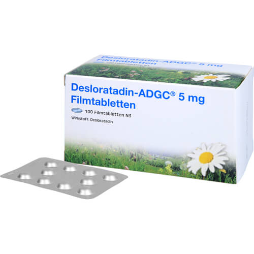 DESLORATADIN ADGC 5 mg Filmtabletten DESLORATADIN ADGC 5 mg Filmtabletten