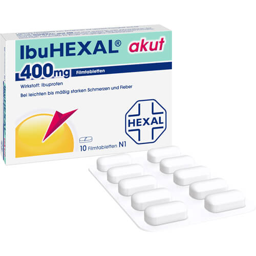 IBUHEXAL akut 400 Filmtabletten IBUHEXAL akut 400 Filmtabletten