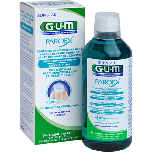 GUM PAROEX 0,06% CHX Mundspülung GUM PAROEX 0,06% CHX Mundspülung
