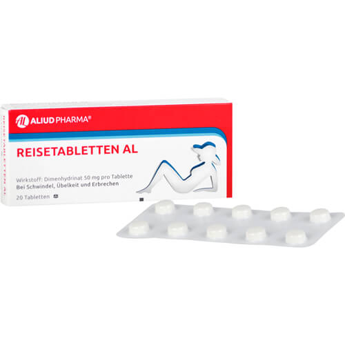 Reisetabletten AL bei Schwindel, Übelkeit und Erbrechen Reisetabletten AL bei Schwindel, Übelkeit und Erbrechen