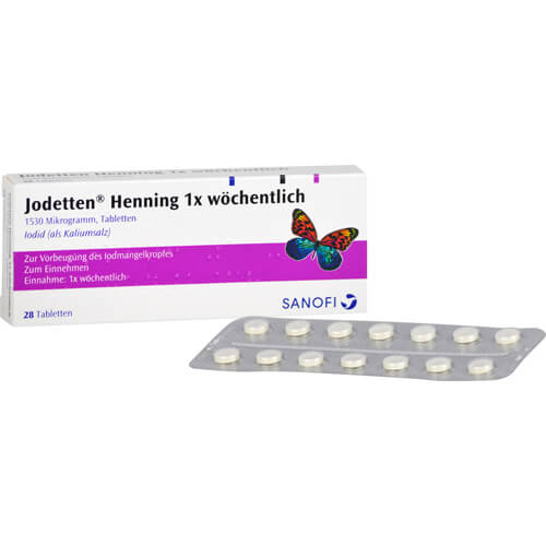 JODETTEN Henning 1x wöchentlich Tabletten JODETTEN Henning 1x wöchentlich Tabletten
