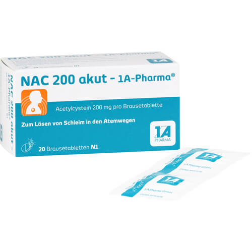 NAC 200 akut-1A Pharma Brausetabletten NAC 200 akut-1A Pharma Brausetabletten