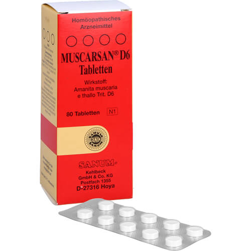 MUSCARSAN D 6 Tabletten MUSCARSAN D 6 Tabletten