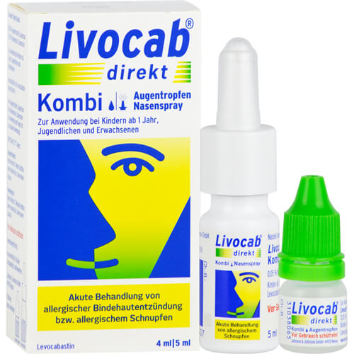 Livocab®direkt Nasenspray/Augentropfen Kombi Livocab®direkt Nasenspray/Augentropfen Kombi