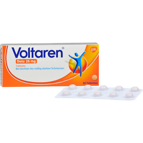 VOLTAREN Dolo 25 mg überzogene Tabletten VOLTAREN Dolo 25 mg überzogene Tabletten