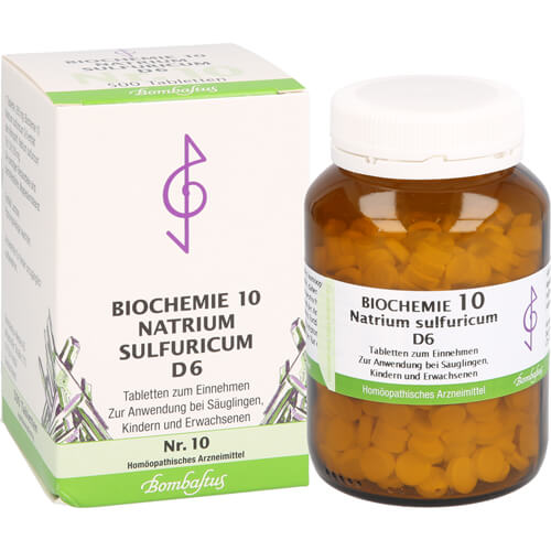 BIOCHEMIE 10 Natrium sulfuricum D 6 Tabletten BIOCHEMIE 10 Natrium sulfuricum D 6 Tabletten