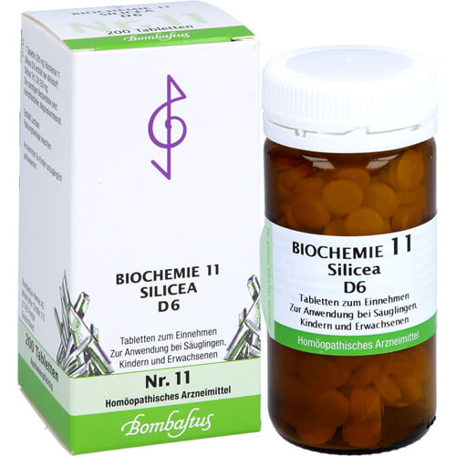 BIOCHEMIE 11 Silicea D 6 Tabletten BIOCHEMIE 11 Silicea D 6 Tabletten