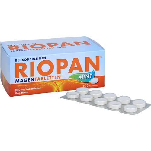 RIOPAN Magen Tabletten Mint 800 mg Kautabletten RIOPAN Magen Tabletten Mint 800 mg Kautabletten