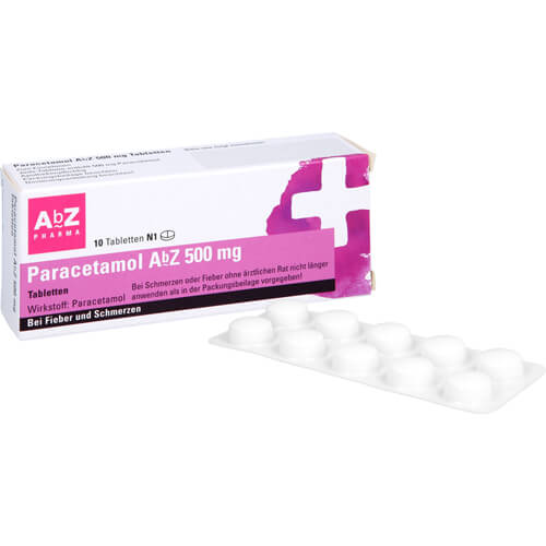 PARACETAMOL AbZ 500 mg Tabletten PARACETAMOL AbZ 500 mg Tabletten