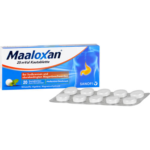 MAALOXAN 25 mVal Kautabletten MAALOXAN 25 mVal Kautabletten