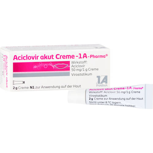 ACICLOVIR akut Creme-1A Pharma ACICLOVIR akut Creme-1A Pharma
