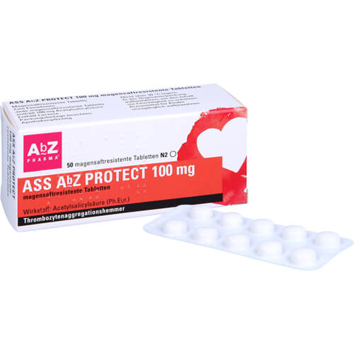 ASS AbZ PROTECT 100 mg magensaftresist.Tabl. ASS AbZ PROTECT 100 mg magensaftresist.Tabl.