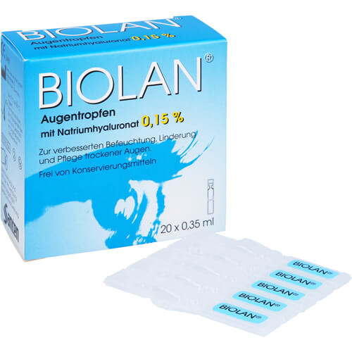 BIOLAN Augentropfen Einzeldosispipetten BIOLAN Augentropfen Einzeldosispipetten