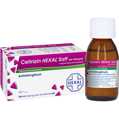 CETIRIZIN HEXAL Saft bei Allergien CETIRIZIN HEXAL Saft bei Allergien