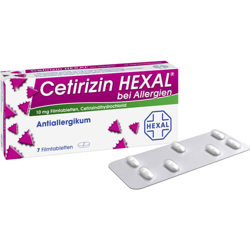 CETIRIZIN HEXAL Filmtabletten bei Allergien CETIRIZIN HEXAL Filmtabletten bei Allergien