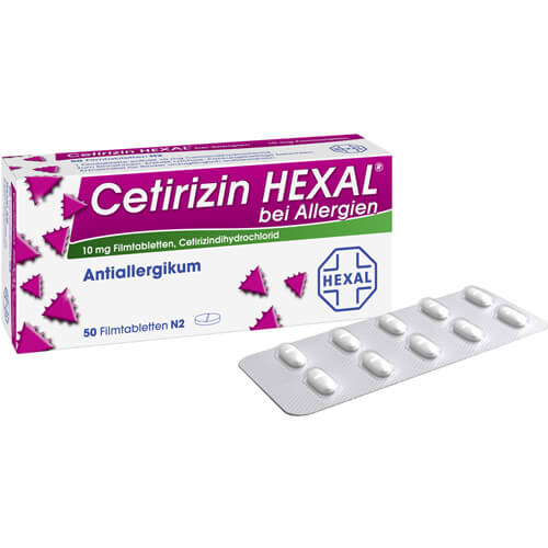 CETIRIZIN HEXAL Filmtabletten bei Allergien CETIRIZIN HEXAL Filmtabletten bei Allergien
