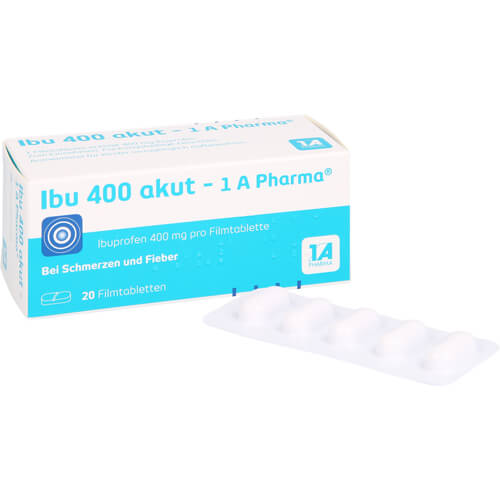 IBU 400 akut-1A Pharma Filmtabletten IBU 400 akut-1A Pharma Filmtabletten