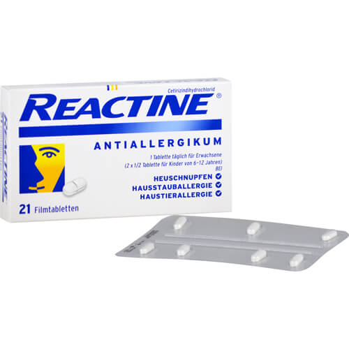 REACTINE Filmtabletten REACTINE Filmtabletten