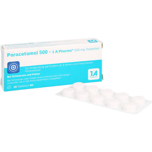 PARACETAMOL 500-1A Pharma Tabletten PARACETAMOL 500-1A Pharma Tabletten