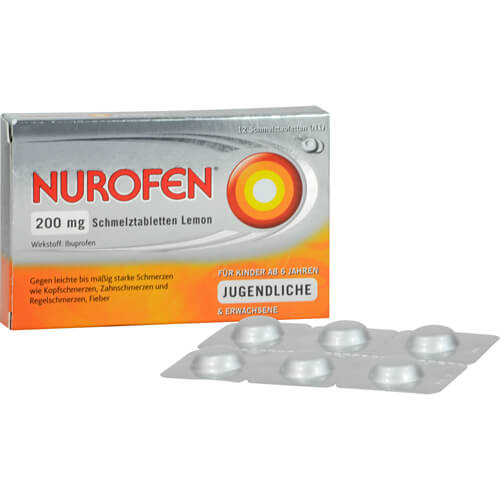 NUROFEN 200 mg Schmelztabletten Lemon NUROFEN 200 mg Schmelztabletten Lemon