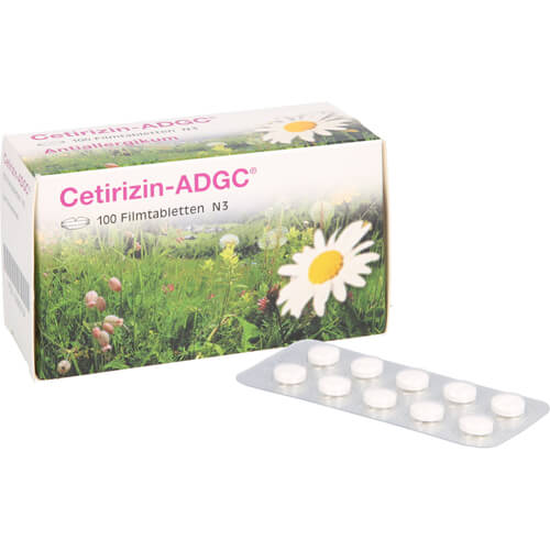 CETIRIZIN ADGC Filmtabletten CETIRIZIN ADGC Filmtabletten