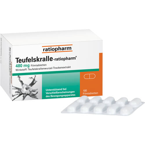 TEUFELSKRALLE-RATIOPHARM Filmtabletten TEUFELSKRALLE-RATIOPHARM Filmtabletten