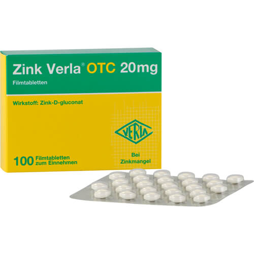 ZINK VERLA OTC 20 mg Filmtabletten ZINK VERLA OTC 20 mg Filmtabletten