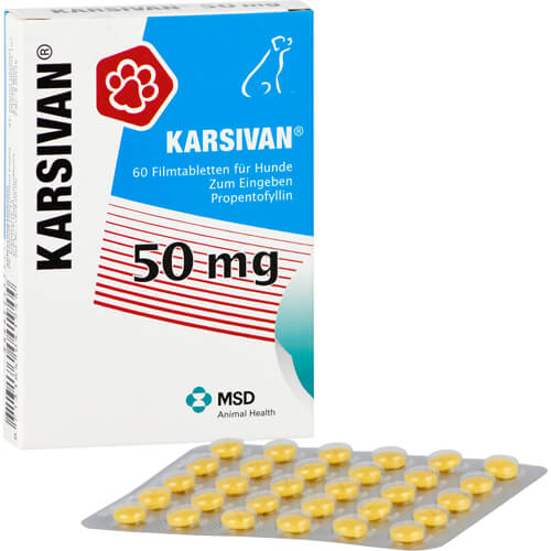 KARSIVAN 50 Filmtabletten f.Hunde KARSIVAN 50 Filmtabletten f.Hunde