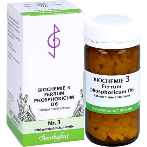 BIOCHEMIE 3 Ferrum phosphoricum D 6 Tabletten BIOCHEMIE 3 Ferrum phosphoricum D 6 Tabletten