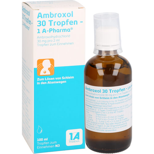 AMBROXOL 30 Tropfen-1A Pharma AMBROXOL 30 Tropfen-1A Pharma