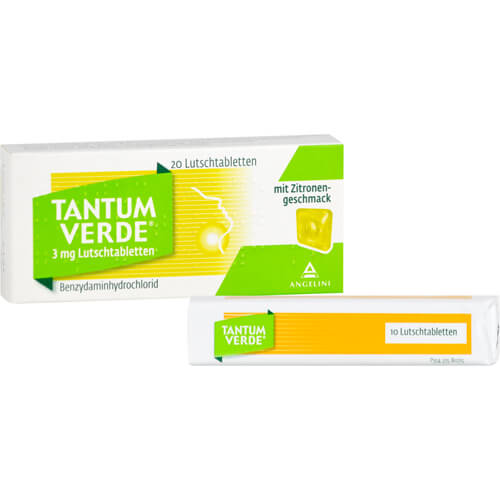 TANTUM VERDE 3 mg Lutschtabl.m.Zitronengeschmack TANTUM VERDE 3 mg Lutschtabl.m.Zitronengeschmack