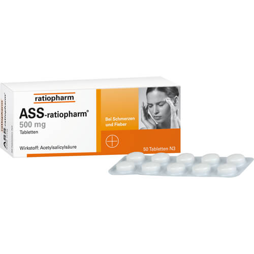 ASS-ratiopharm 500 mg Tabletten ASS-ratiopharm 500 mg Tabletten
