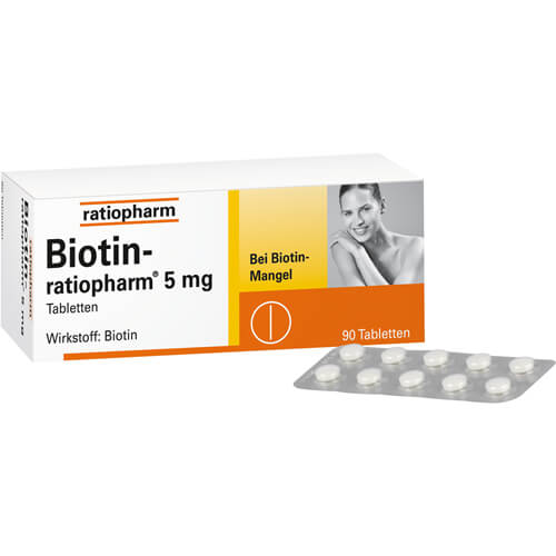 BIOTIN-RATIOPHARM 5 mg Tabletten BIOTIN-RATIOPHARM 5 mg Tabletten