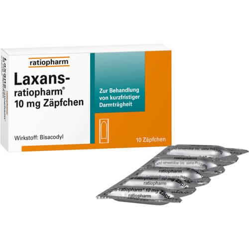 LAXANS-ratiopharm 10 mg Zäpfchen LAXANS-ratiopharm 10 mg Zäpfchen