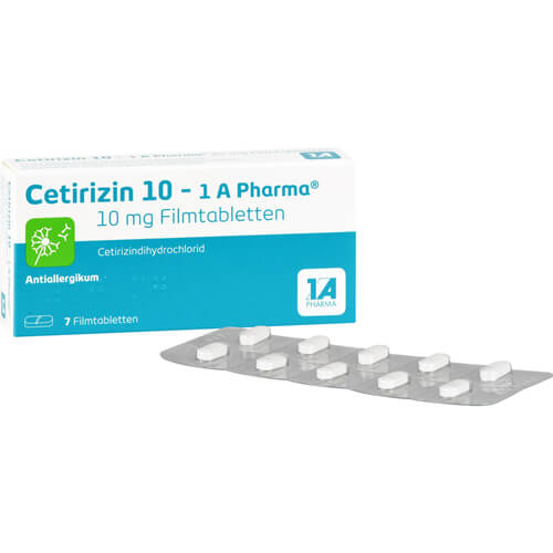 CETIRIZIN 10-1A Pharma Filmtabletten CETIRIZIN 10-1A Pharma Filmtabletten