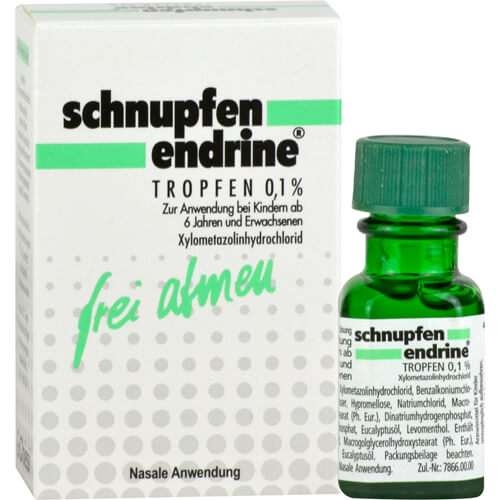 SCHNUPFEN ENDRINE 0,1% Nasentropfen SCHNUPFEN ENDRINE 0,1% Nasentropfen
