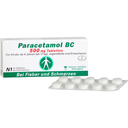 PARACETAMOL BC 500 mg Tabletten PARACETAMOL BC 500 mg Tabletten