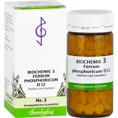 BIOCHEMIE 3 Ferrum phosphoricum D 12 Tabletten BIOCHEMIE 3 Ferrum phosphoricum D 12 Tabletten