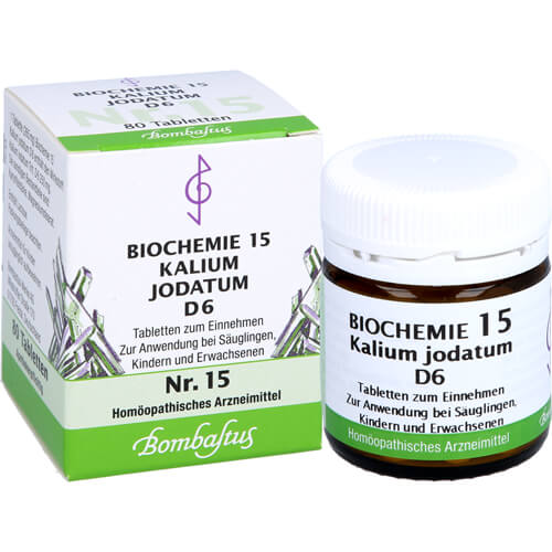 BIOCHEMIE 15 Kalium jodatum D 6 Tabletten BIOCHEMIE 15 Kalium jodatum D 6 Tabletten