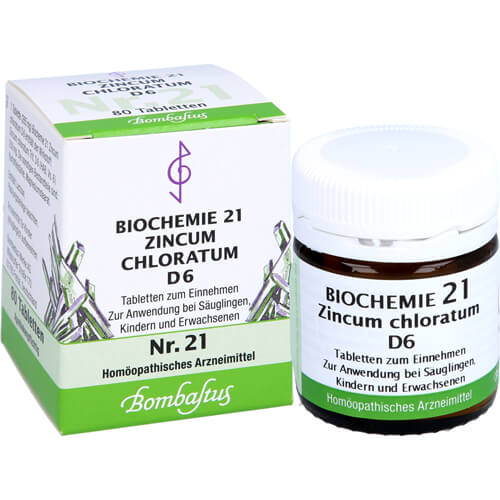 BIOCHEMIE 21 Zincum chloratum D 6 Tabletten BIOCHEMIE 21 Zincum chloratum D 6 Tabletten