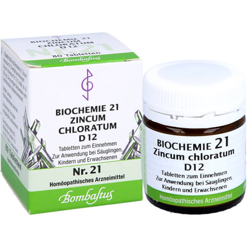 BIOCHEMIE 21 Zincum chloratum D 12 Tabletten BIOCHEMIE 21 Zincum chloratum D 12 Tabletten