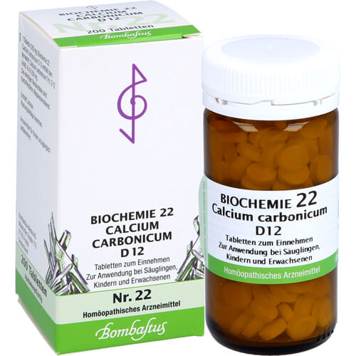 BIOCHEMIE 22 Calcium carbonicum D 12 Tabletten BIOCHEMIE 22 Calcium carbonicum D 12 Tabletten