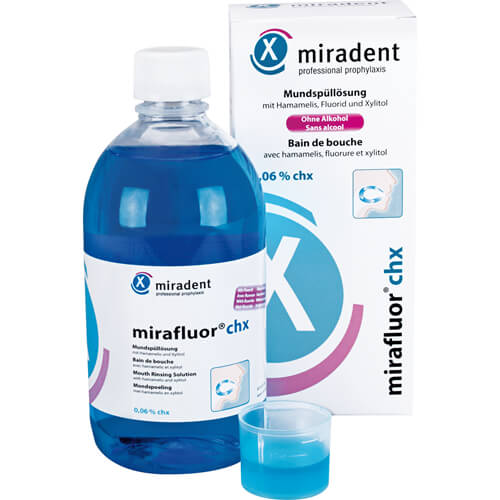 MIRADENT Mundspüllösung mirafluor CHX 0,06% MIRADENT Mundspüllösung mirafluor CHX 0,06%