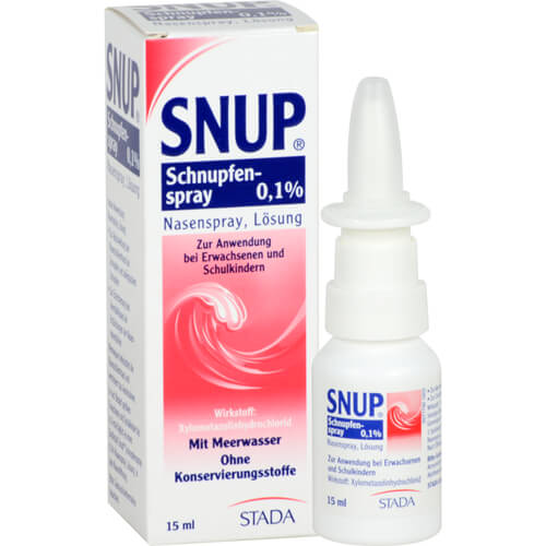 SNUP Schnupfenspray 0,1% Nasenspray SNUP Schnupfenspray 0,1% Nasenspray
