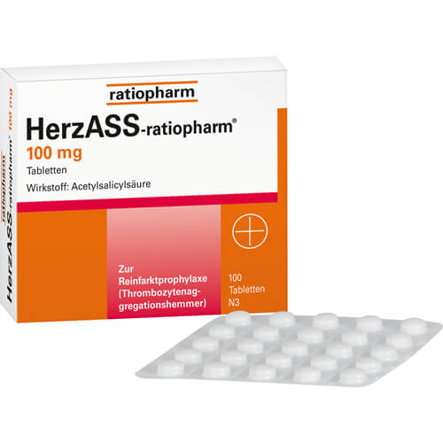 HERZASS-ratiopharm 100 mg Tabletten HERZASS-ratiopharm 100 mg Tabletten