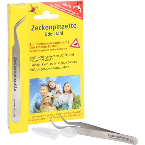 ZECKENPINZETTE Chirurgenstahl ZECKENPINZETTE Chirurgenstahl