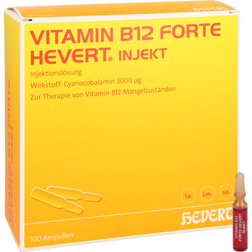 VITAMIN B12 FORTE Hevert injekt Inj.-Lsg.Amp. VITAMIN B12 FORTE Hevert injekt Inj.-Lsg.Amp.