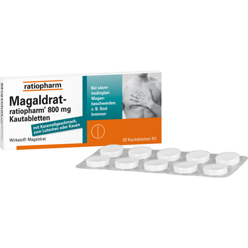 MAGALDRAT-ratiopharm 800 mg Tabletten MAGALDRAT-ratiopharm 800 mg Tabletten